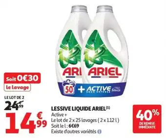 ARIEL Lessive liquide Active+