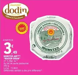 E.Leclerc Maison Dodin Munster AOP offre