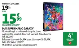 Auchan Waaah! DVD SUPER MARIO GALAXY offre
