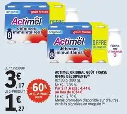 E.Leclerc Actimel offre