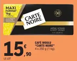 E.Leclerc CARTE NOIRE CAFÉ MOULU offre