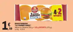 E.Leclerc LA FOURNÉE DORÉE BRIOC'H'BURGERS offre
