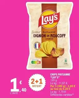 E.Leclerc Lay's Chips Paysanne offre