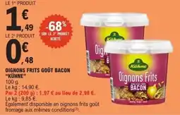 E.Leclerc Kühne Oignons Frits offre