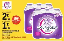 E.Leclerc Courmayeur Eau minérale naturelle offre