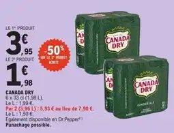 E.Leclerc Canada dry offre