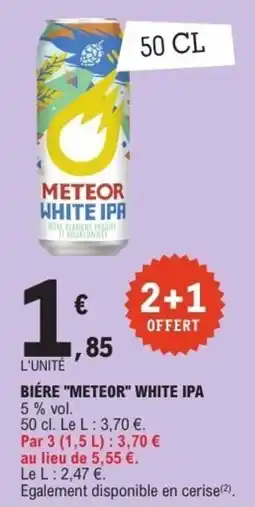 E.Leclerc METEOR WHITE IPA offre