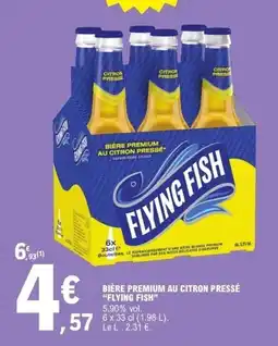 E.Leclerc Flying Fish Bière Premium au Citron Pressé offre