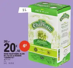 E.Leclerc Charrette Rhum Blanc offre