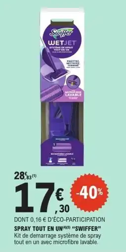 E.Leclerc Swiffer WETJET offre