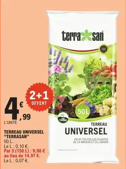 E.Leclerc terra san Terreau universel offre