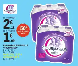 E.Leclerc Courmayeur Eau minérale naturelle offre