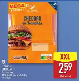 ALDI LE CAVALIER CHEDDAR offre