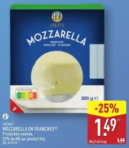 ALDI CUCINA MOZZARELLA offre