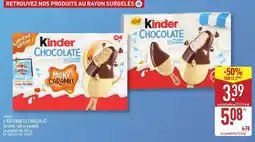 ALDI Kinder Chocolate Ice Cream offre