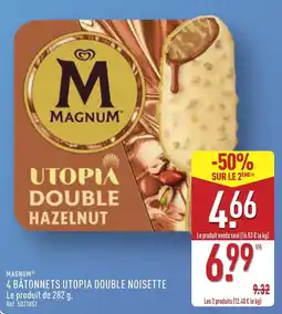 ALDI MAGNUM UTOPIA DOUBLE HAZELNUT offre