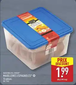 ALDI HACIENDA DEL SABOR MADELEINES ESPAGNOLES offre