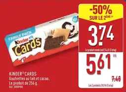 ALDI Kinder Cards offre