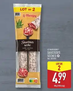 ALDI Le Marsigny Saucisses sèches offre