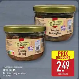 ALDI Les Terrines du Bocage Terrine de sanglier offre