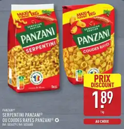 ALDI PANZANI SERPENTINI offre