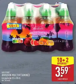 ALDI rio d'oro BOISSON MULTIVITAMINÉE offre