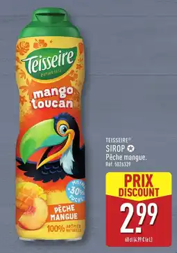 ALDI Teisseire Sirop Pêche mangue offre