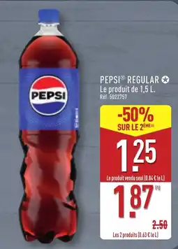 ALDI PEPSI REGULAR offre