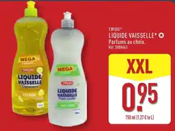 ALDI TWIDO LIQUIDE VAISSELLE offre