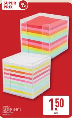 ALDI EXPERTIZ CUBE PENSE-BÊTE offre