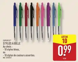 ALDI EXPERTIZ® STYLOS À BILLE offre