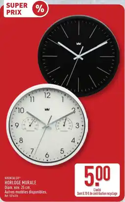 ALDI KRONTALER HORLOGE MURALE offre