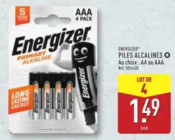 ALDI Energizer Piles alcalines offre