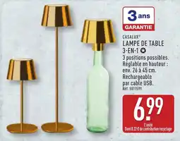 ALDI CASALUX LAMPE DE TABLE offre