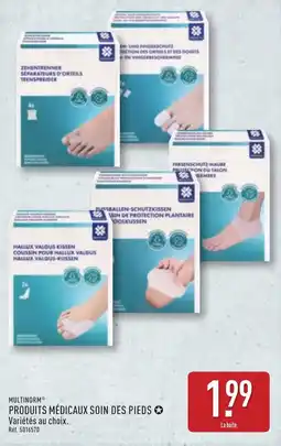 ALDI MULTINORM PRODUITS MÉDICAUX SOIN DES PIEDS offre