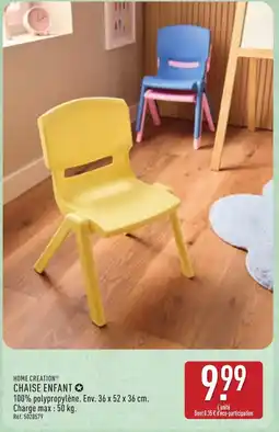 ALDI HOME CREATION CHAISE ENFANT offre