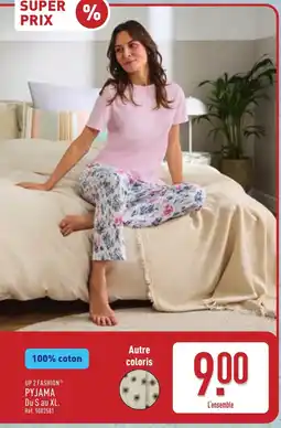 ALDI UP 2 FASHION PYJAMA offre