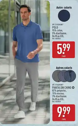 ALDI UP 2 FASHION POLO offre