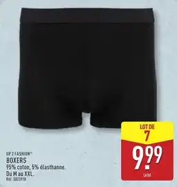 ALDI UP 2 FASHION BOXERS offre