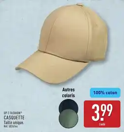 ALDI UP 2 FASHION CASQUETTE offre