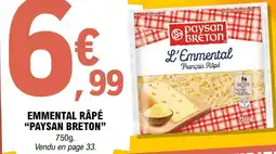 E.Leclerc Paysan Breton Emmental Râpé offre