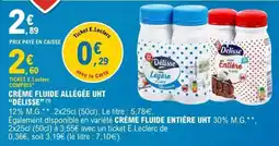 E.Leclerc Delisse Crème Légère offre