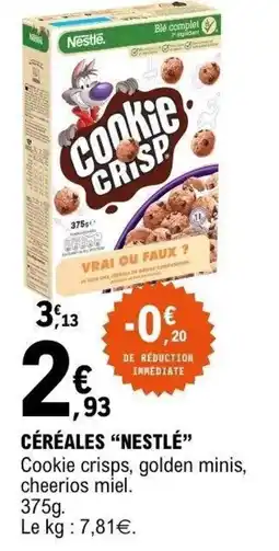 E.Leclerc Nestlé Cookie Crisp offre