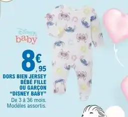 E.Leclerc Disney baby DORS BIEN JERSEY offre