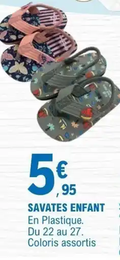 E.Leclerc SAVATES ENFANT offre