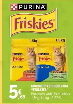 E.Leclerc Friskies Croquettes pour chat offre