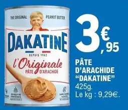 E.Leclerc DAKATINE PÂTE D'ARACHIDE offre
