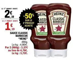E.Leclerc HEINZ Sauce Classic Barbecue offre
