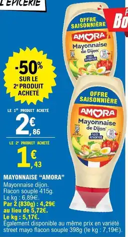 E.Leclerc AMORA Mayonnaise de Dijon offre