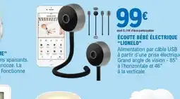 E.Leclerc Lionelo écoute bébé électrique offre